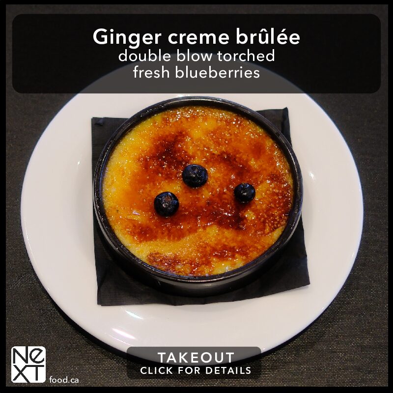 Ginger creme brûlée