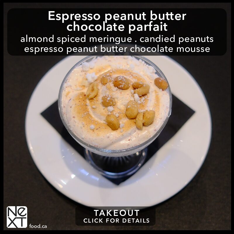Espresso peanut butter chocolate parfait