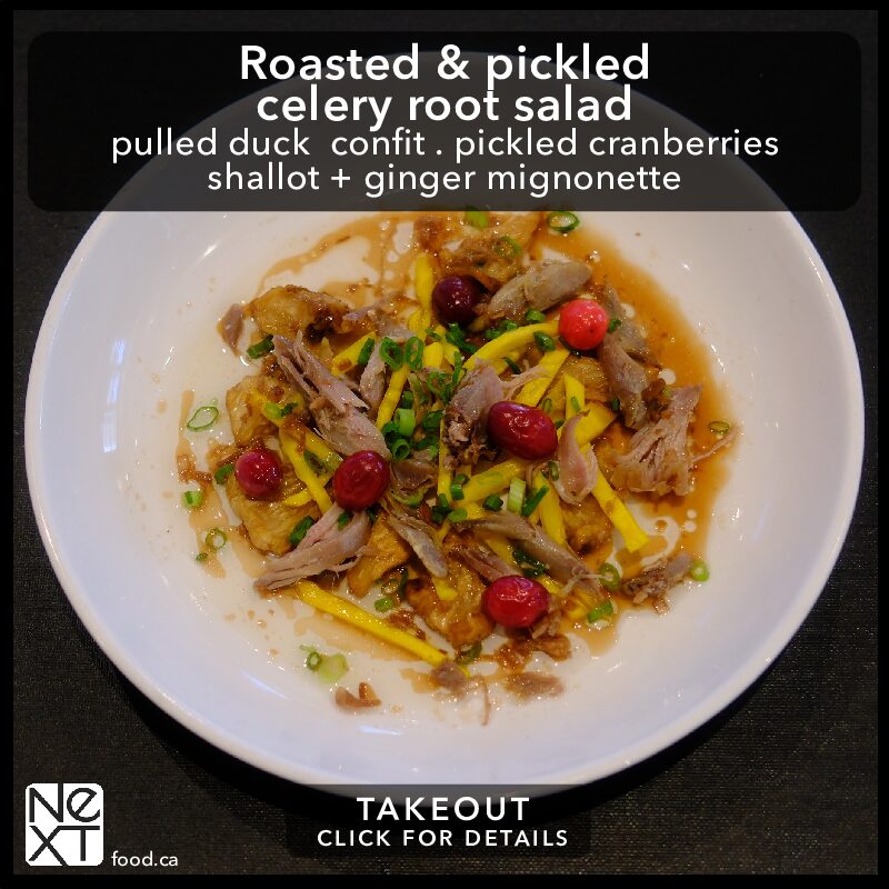 Roasted & pickled celery root