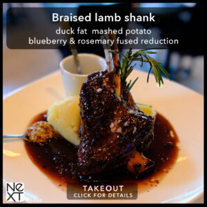 Braised lamb shank