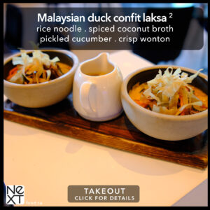 Malaysian duck confit laksa