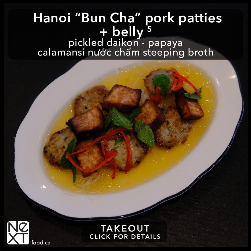  Hanoi “Bun Cha” pork patties + belly